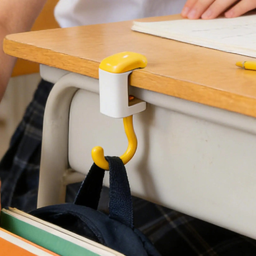 Portable Clamp-On Table Hook – Purse & Bag Hanger Organizer Table Bag Hook PLUSH