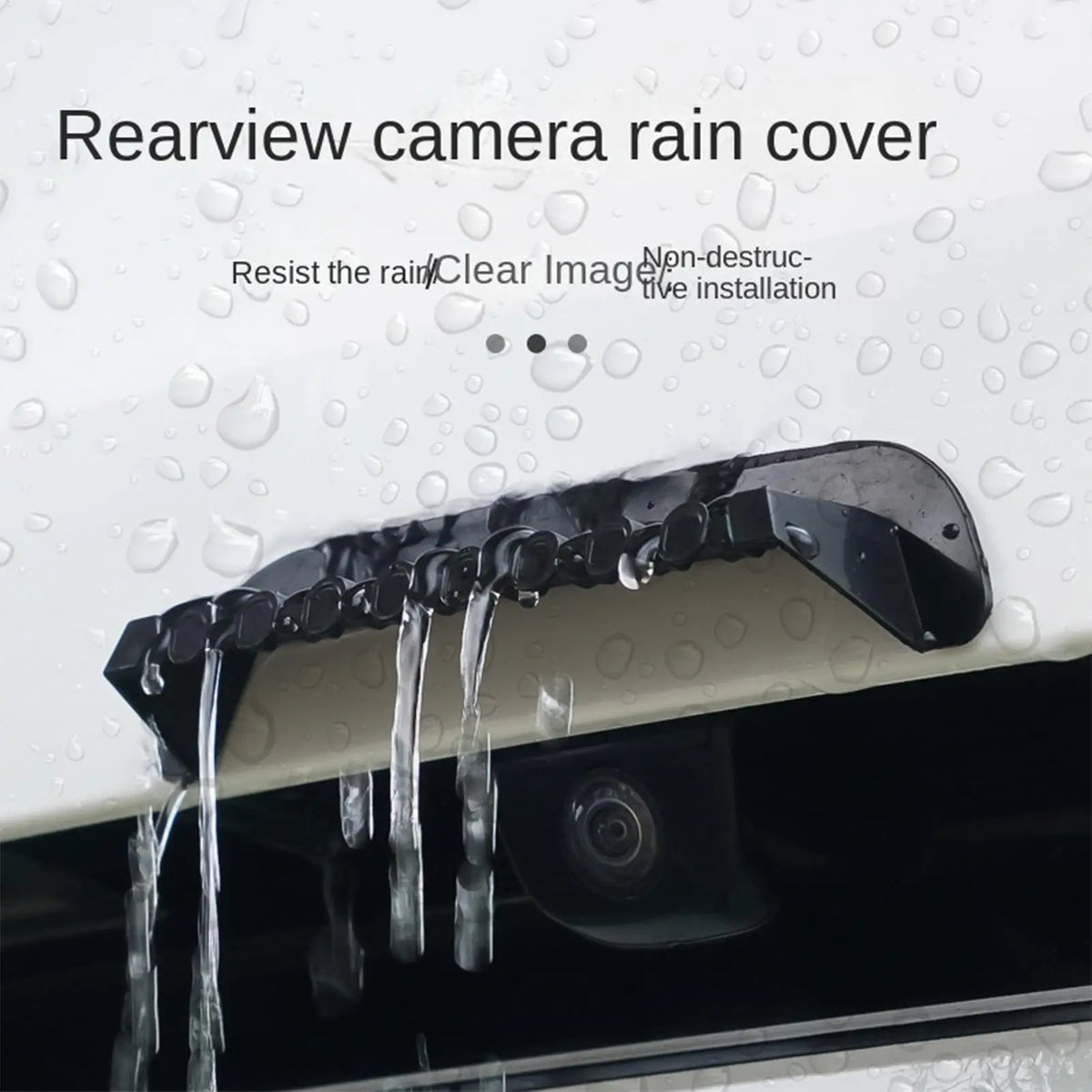 Backup Camera Rain Shield Cover – Universal ABS Protector Camera Rain Shield PLUSH