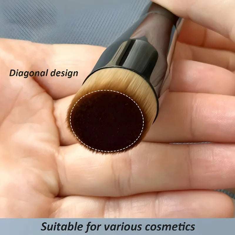 Professional Makeup Brushes – Foundation, Contour & Blush Makeup Brush PLUSH