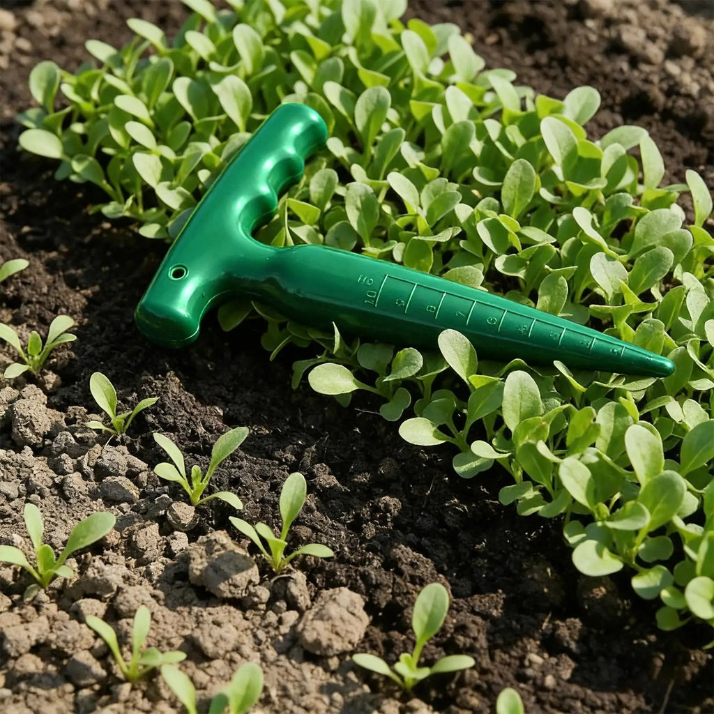 Dibbler Gardening Tool – Seedling Transplanter & Hole Punch Dibbler Garden Tool PLUSH