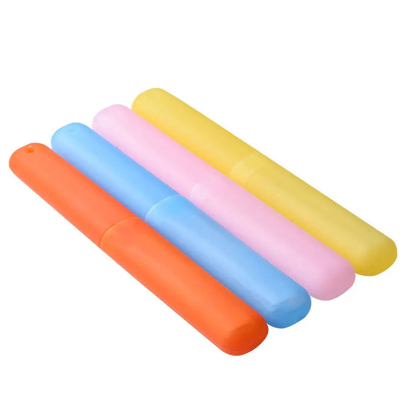Candy Color Frosted Toothbrush Travel Case – Dustproof Box Toothbrush Travel Case PLUSH