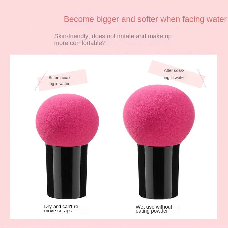 Mushroom Head Makeup Sponge – Foundation & Powder Puff Makeup Sponge PLUSH