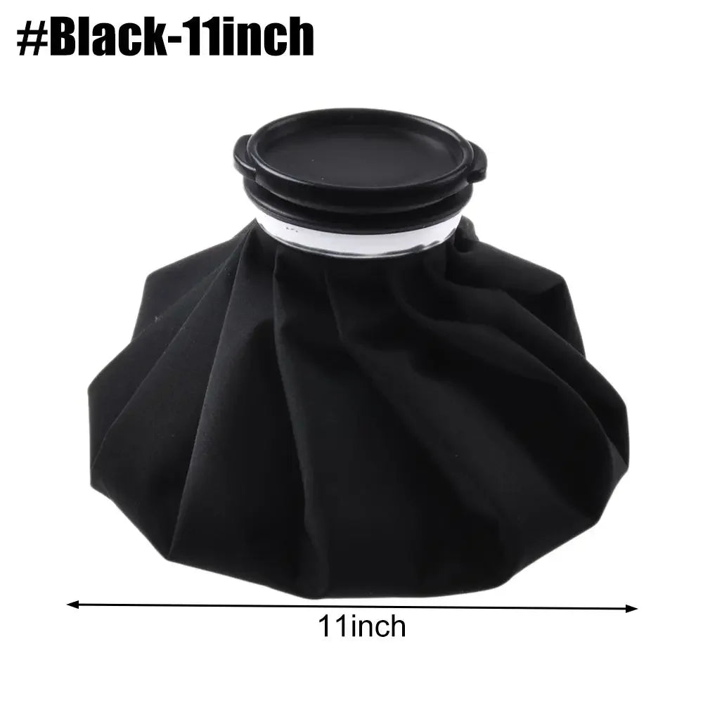 Reusable Ice & Hot Therapy Bag – 3 Sizes | Cold Compress Ice & Hot Therapy Bag PLUSH black-11 inch