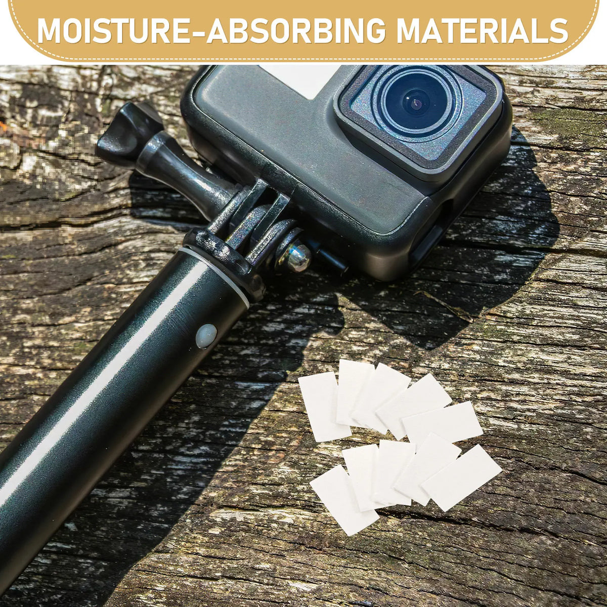 Anti-Fog Inserts for Action Cameras – 10-Pack Moisture Absorber Camera Accessory PLUSH