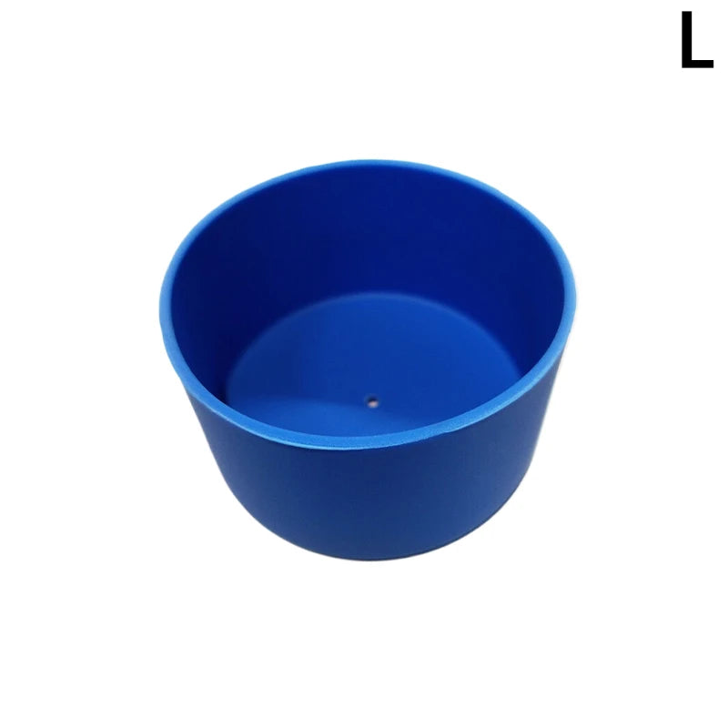 Silicone Cup Boot Bottom Cover for 40oz 30oz 20oz Tumblers Bottle Boot Sleeve PLUSH 9cm Dark blue
