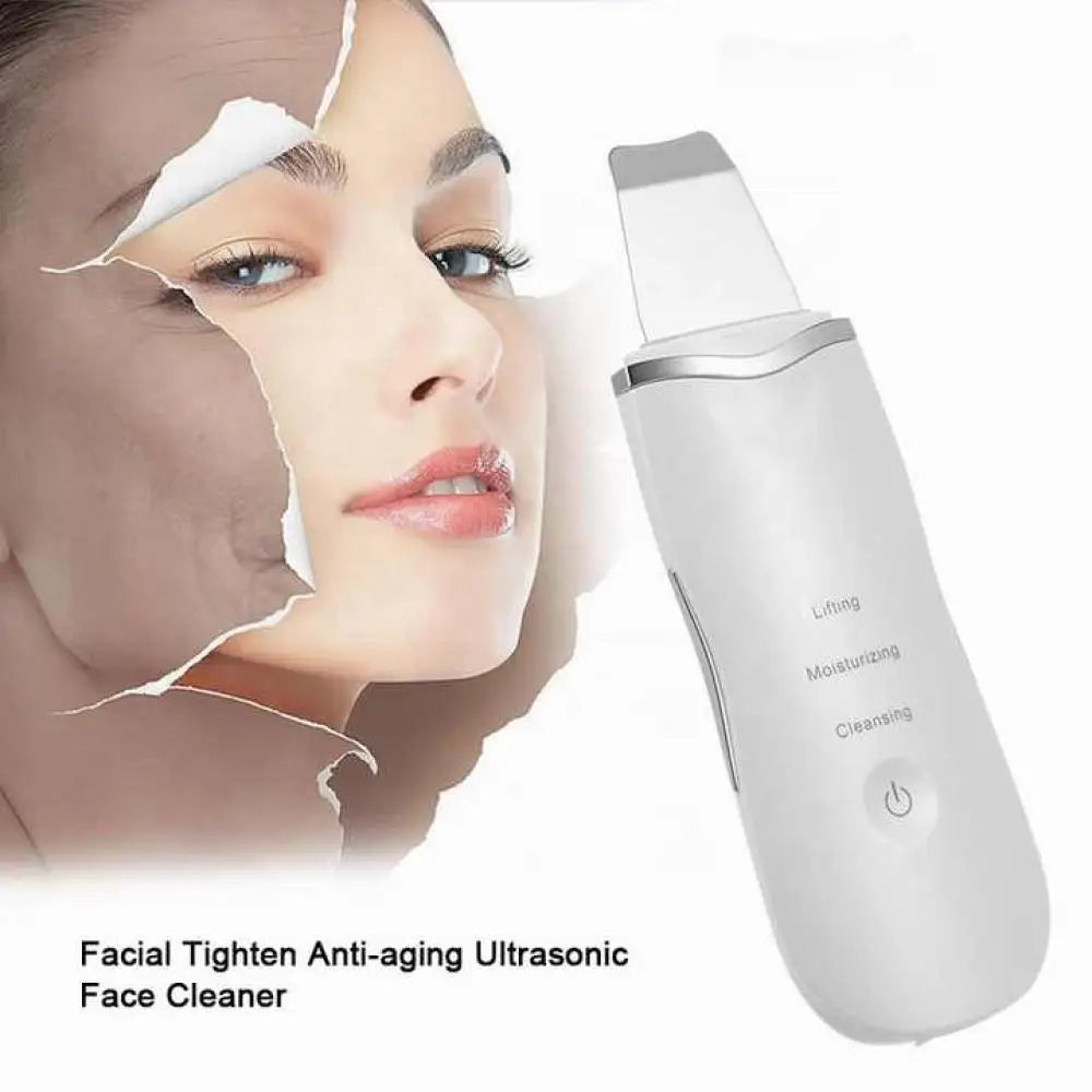 Ultrasonic Skin Scrubber Facial Cleaner & Massager | CAMMUO Facial Cleansing Device PLUSH