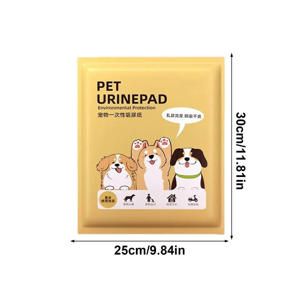 50pcs Disposable Dog & Cat Training Pee Pads – Super Absorbent Pet Training Pads PLUSH 50Pcs