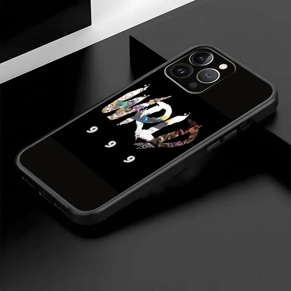 Juice WRLD 999 iPhone Case – Shockproof Silicone Cover Silicone Phone Case PLUSH