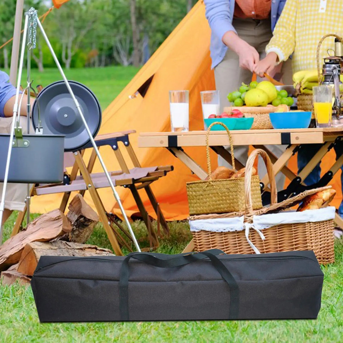 Water-Resistant Tripod & Tent Pole Storage Carry Bag Outdoor Gear Bag PLUSH