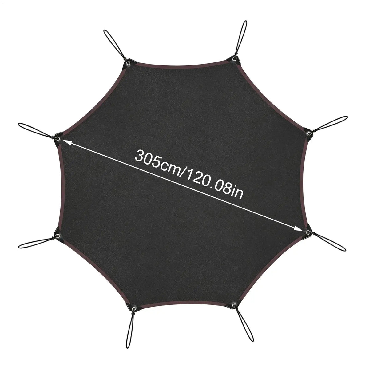 10/12/14 FT Trampoline Sunshade Cover | UV & Weather Protection Trampoline Shade Cover PLUSH