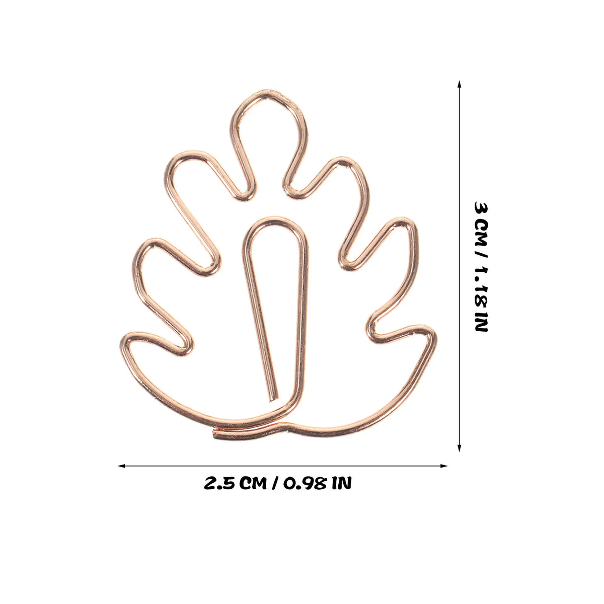 20pcs Creative Shaped Iron Paper Clips – Decorative Document Clips Decorative Paper Clips PLUSH