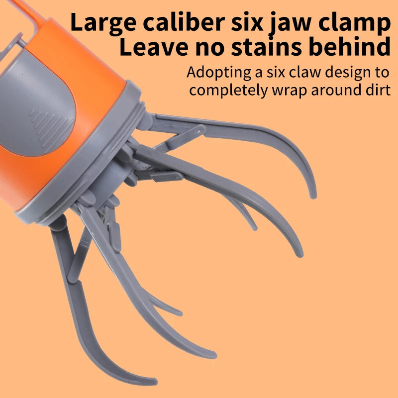 No-Touch Foldable Dog Poop Pickup Tool – Six-Claw Scooper Pooper Scooper PLUSH