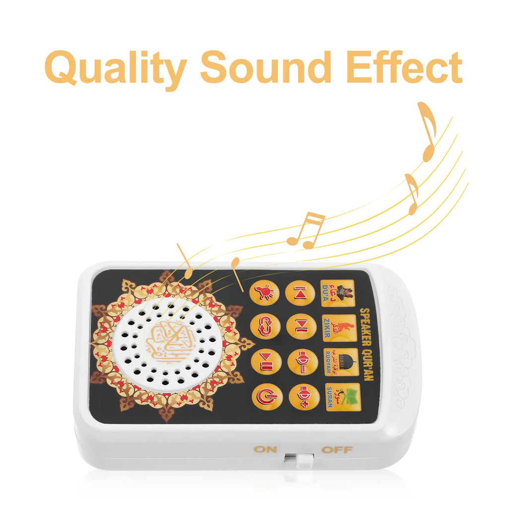 Portable Quran Player Digital Islamic Speaker – Home & Travel Digital Quran Speaker PLUSH