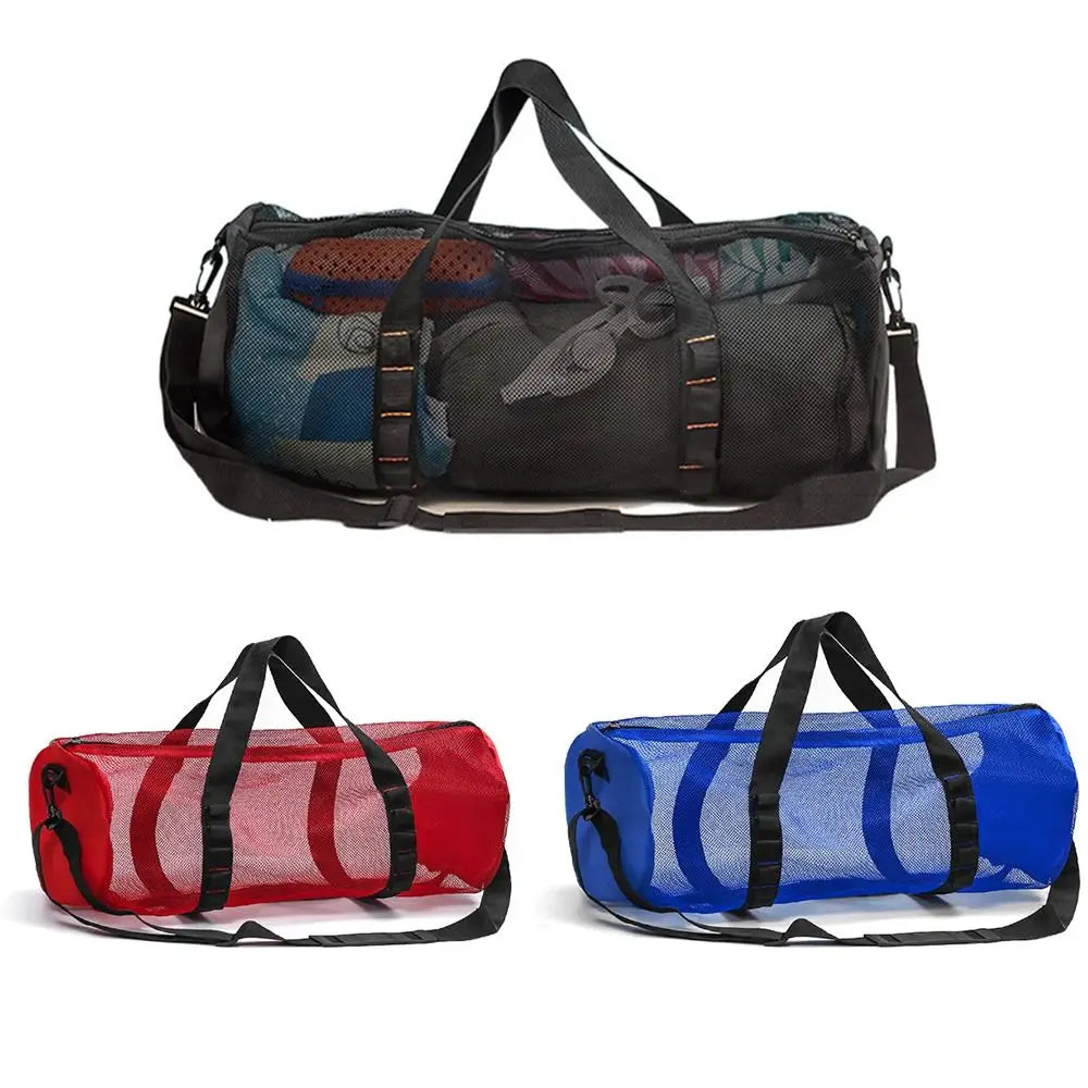 Foldable Mesh Dive Bag – Quick-Dry Oversized Beach & Gym Bag Mesh Dive Bag PLUSH