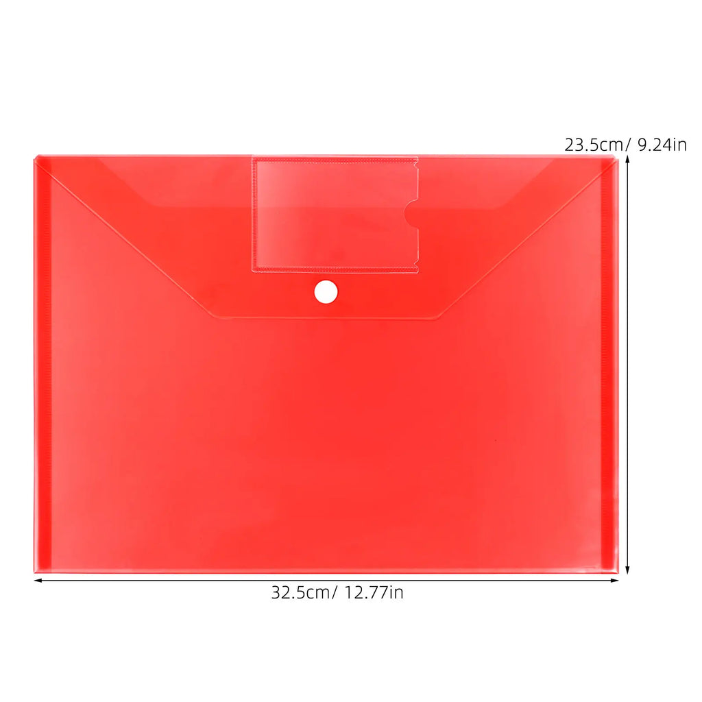20pcs Plastic File Envelopes Document Organizers – Assorted Plastic File Envelopes PLUSH
