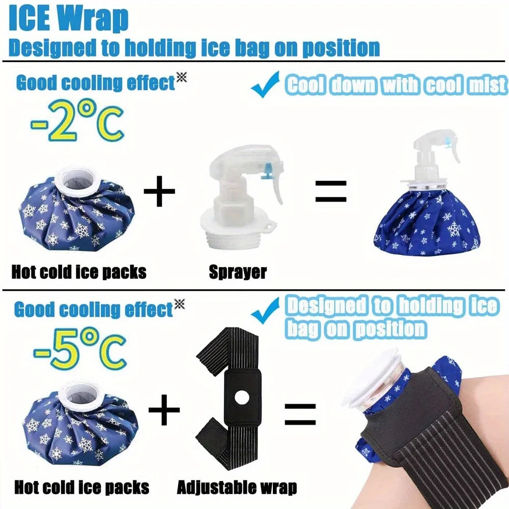Reusable Hot & Cold Ice Bag – Knee, Shoulder, Ankle Therapy Hot Cold Therapy Bag PLUSH