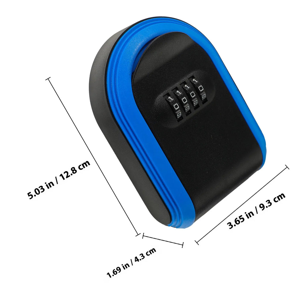 Wall Mount Key Lock Box – 4-Digit Combination Security Box Key Lock Box PLUSH