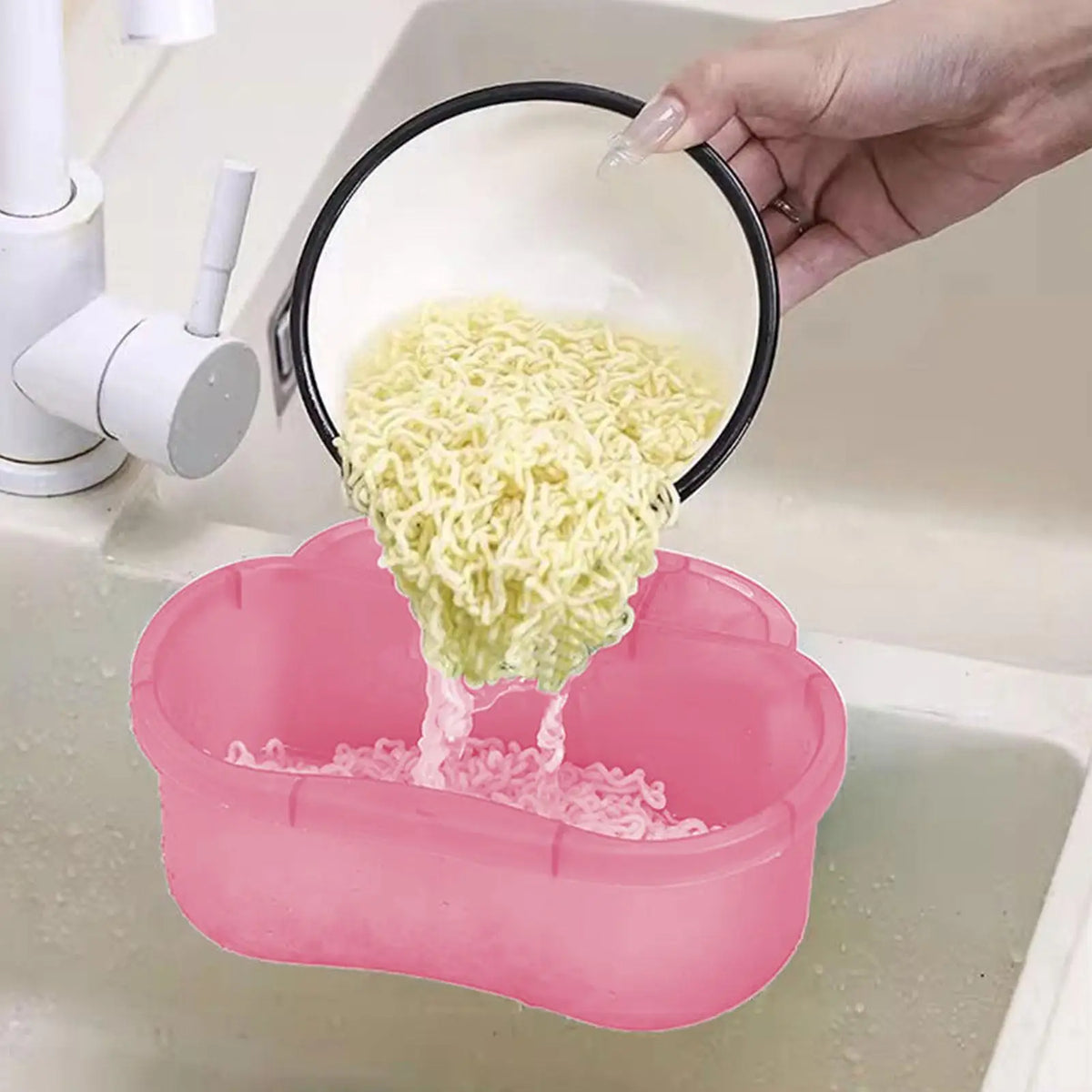 Sink Drain Strainer Basket – Faucet Hanging Kitchen Filter Sink Strainer Basket PLUSH