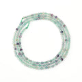 Green Fluorite Faceted Natural Stone Beads 2/3/4mm DIY Jewelry Natural Stone Beads PLUSH 2mm