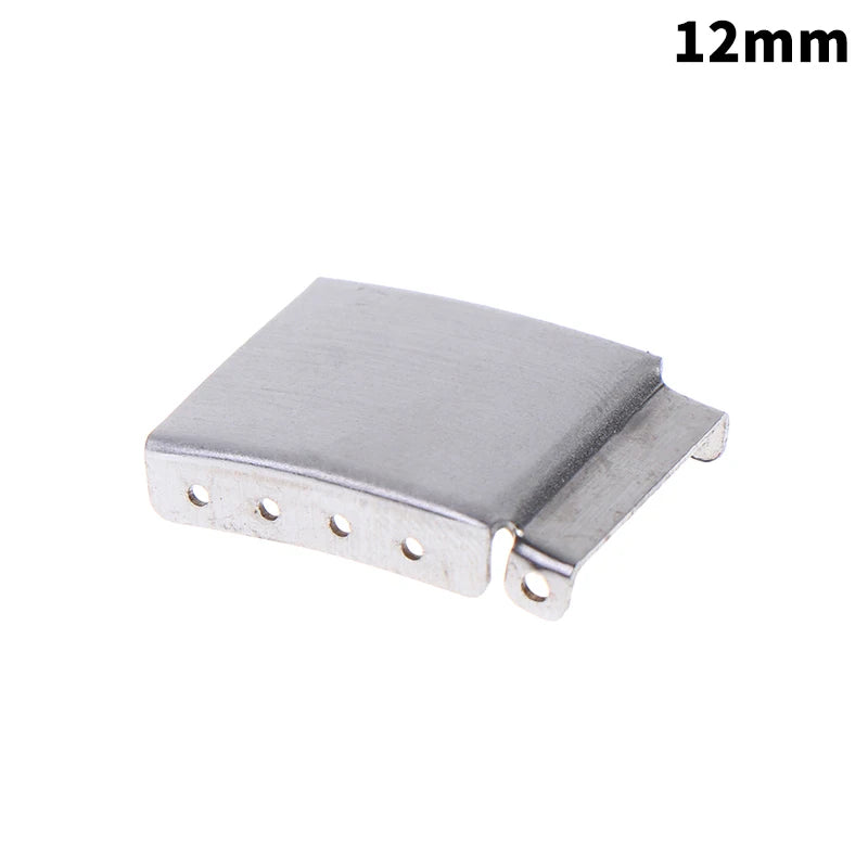 Universal Watch Band Clasp Extender 12–24mm Steel Gold Silver Watch Band Extender PLUSH 12MM Silver