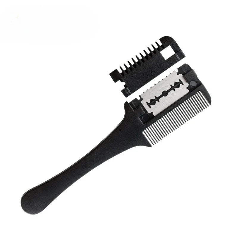 Hair Cutting Razor Comb – Thinning & DIY Styling Tool Hair Cutting Comb PLUSH Black 3
