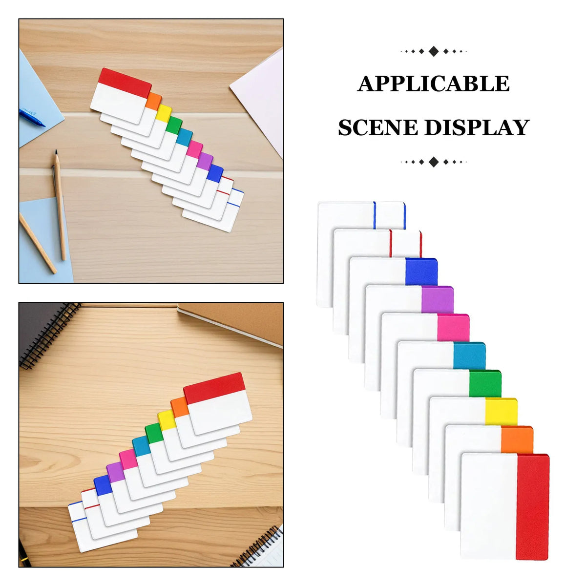 Writable Transparent Index Tabs | Waterproof Page Markers Index Page Markers PLUSH