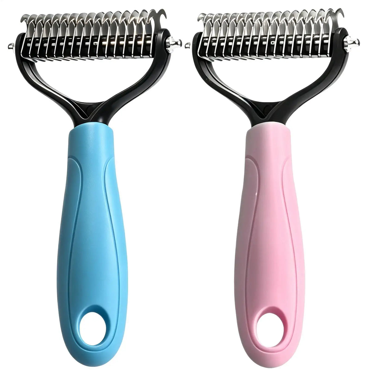 Pet Deshedding Brush – Dog & Cat Undercoat Rake Grooming Pet Grooming Brush PLUSH