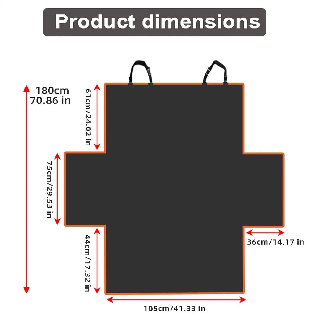 Waterproof Dog Car Seat Cover – Pet Travel Mat & Hammock Pet Car Seat Cover PLUSH