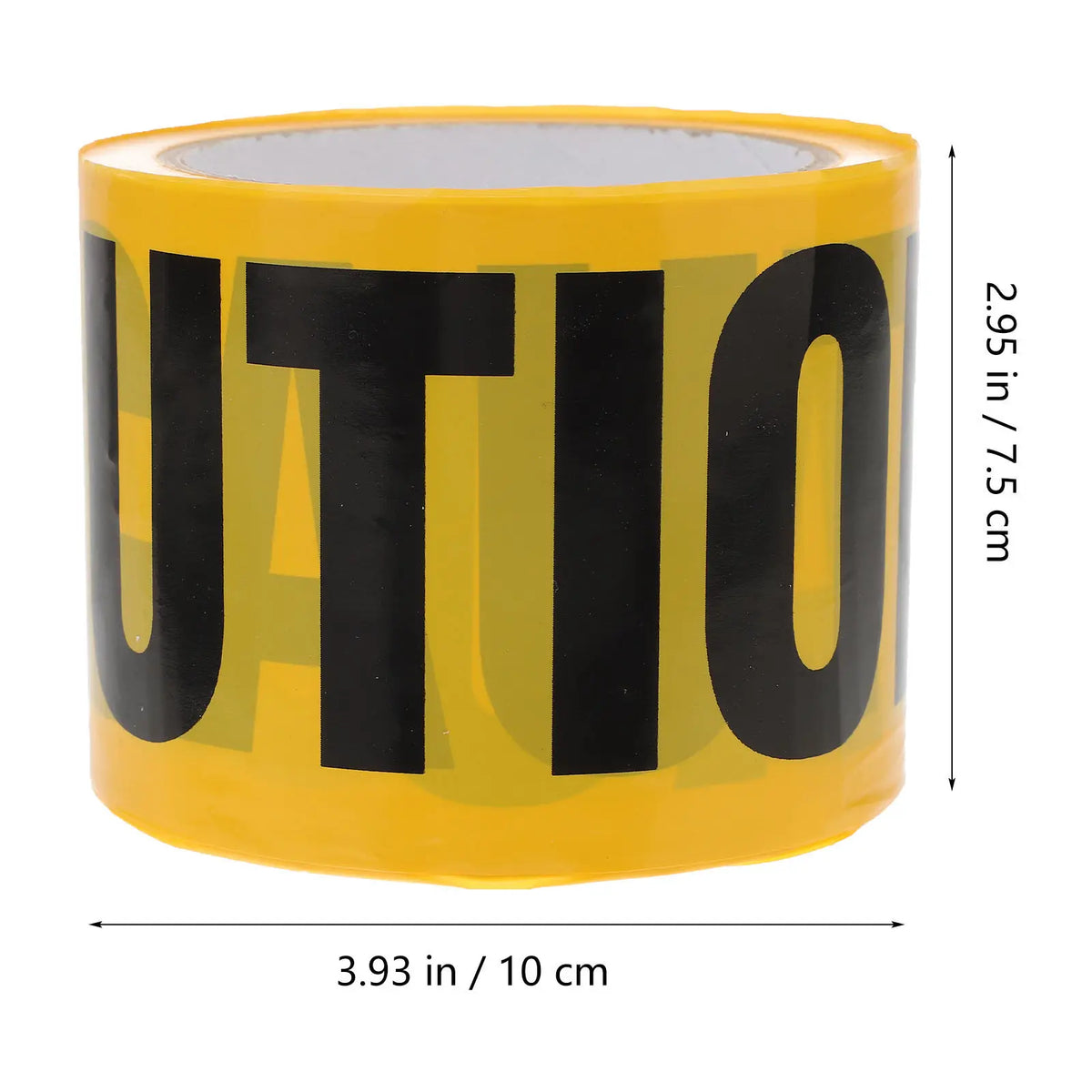 Yellow Caution Tape Roll – PE Safety Barrier & Party Décor Safety Barrier Tape PLUSH