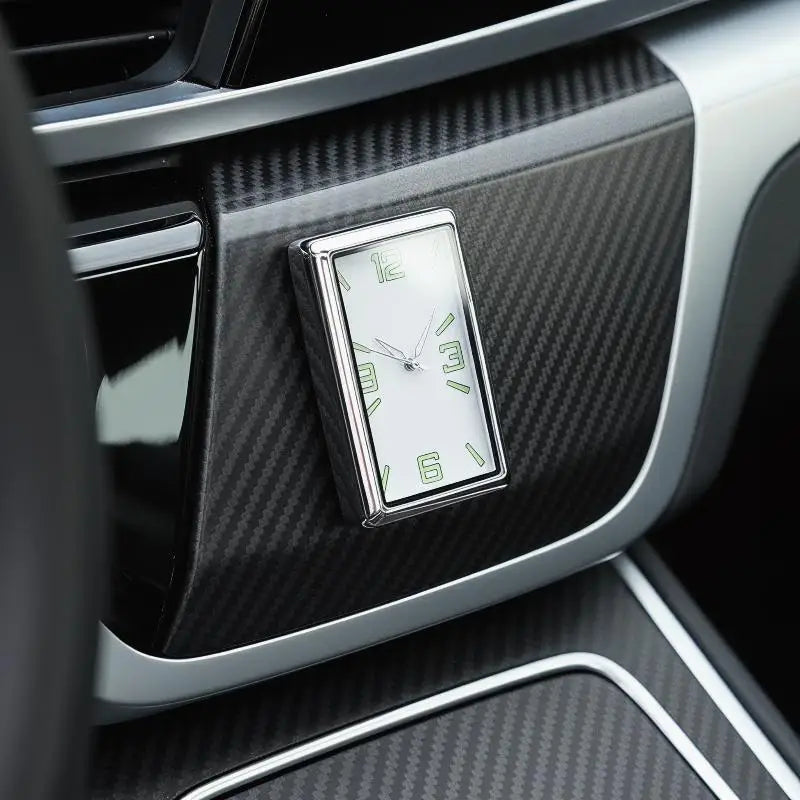 Car Air Vent Quartz Clock – Square Mini Dashboard Timepiece Car Vent Clock PLUSH