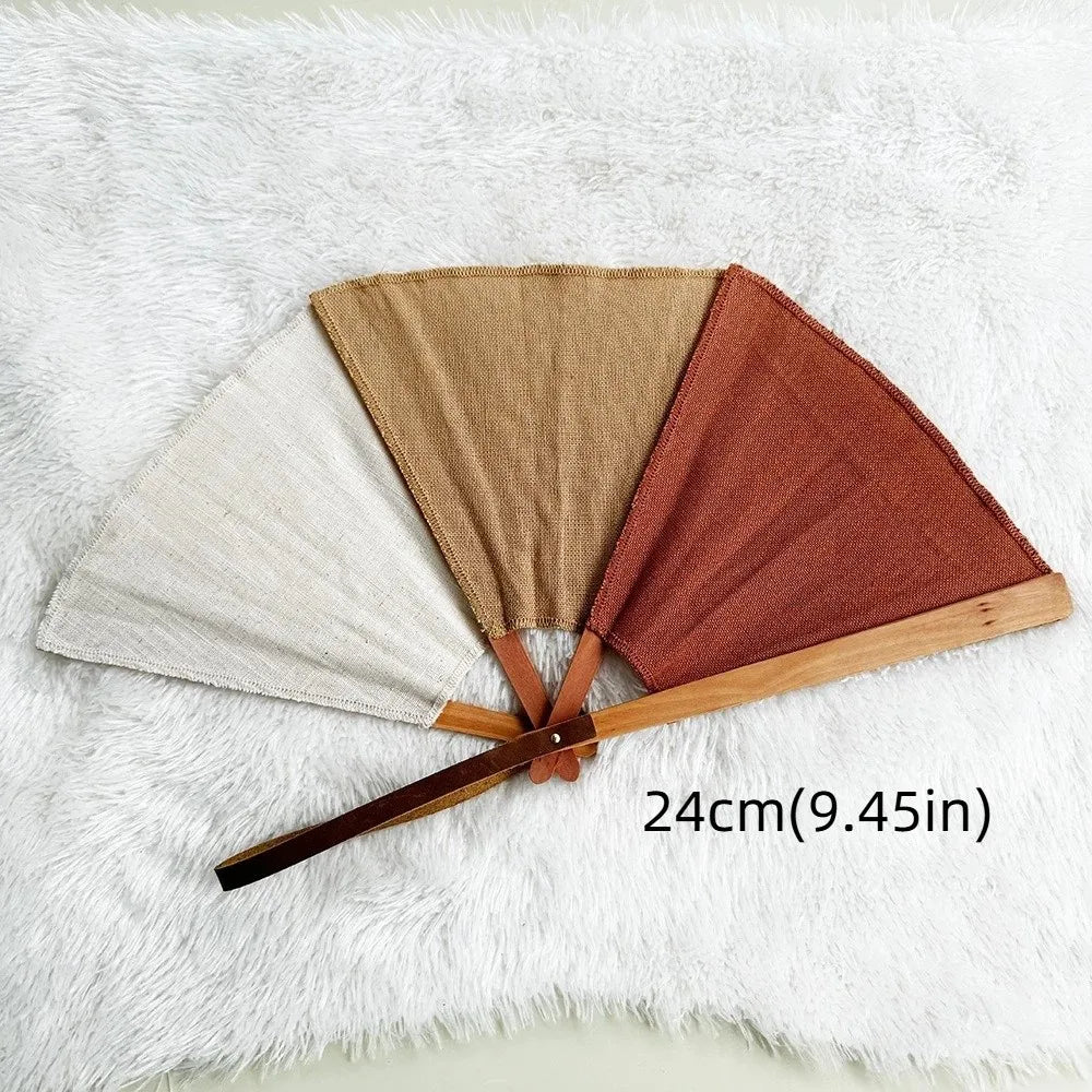 Handmade Embroidered Spanish Folding Fan – Vintage Portable Fan Folding Hand Fan PLUSH Style S