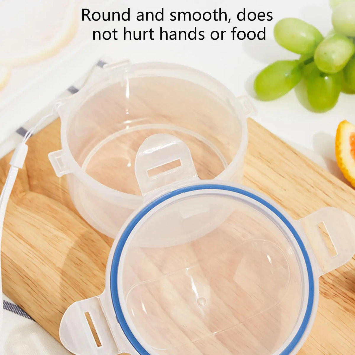 Reusable Fruit & Vegetable Storage Container with Lid | Fresh Keeper Food Storage Container PLUSH