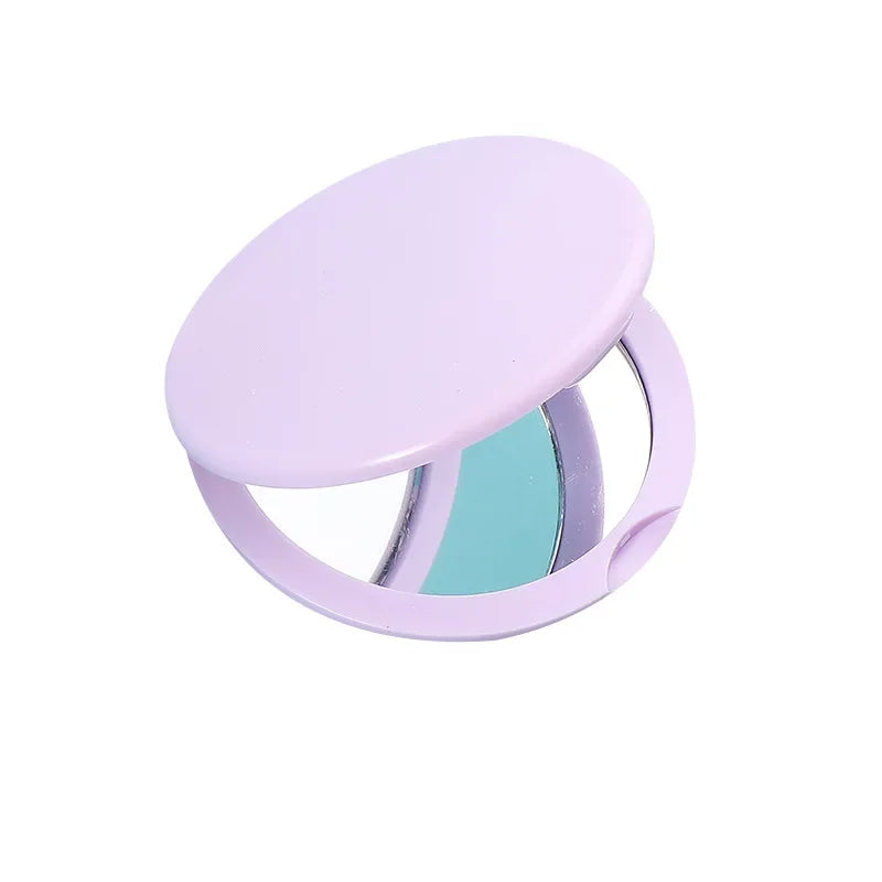 Mini Folding Pocket Makeup Mirror – Portable Vanity Mirror Pocket Makeup Mirror PLUSH