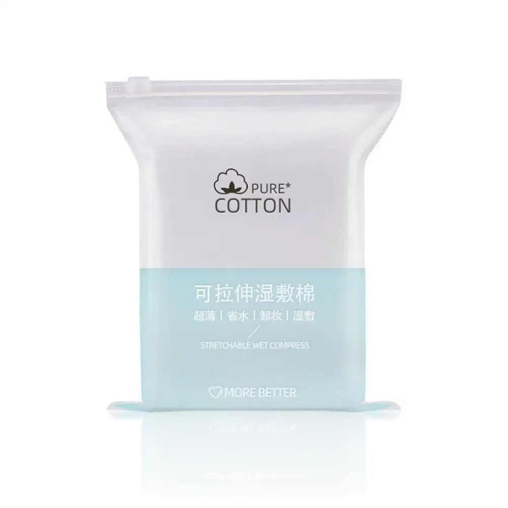 Stretchable Facial Cotton Pads for Makeup & Skincare | 50–200pcs Facial Cotton Pads PLUSH
