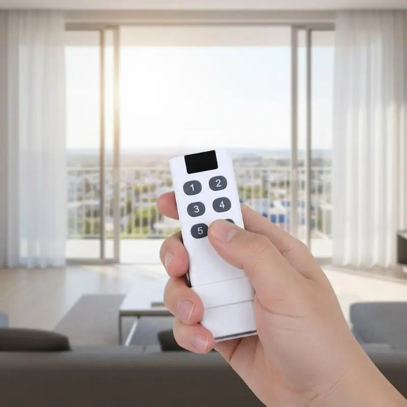 433MHz RF Remote Control Transmitter – 100m Wireless Range RF Transmitter Remote PLUSH