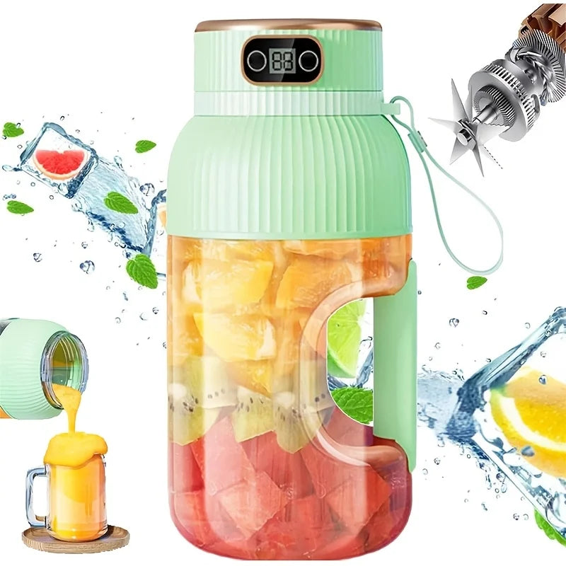 Portable 10-Blade Juicer Cup 1500ml – Multi-Function Blender Portable Juicer Blender PLUSH