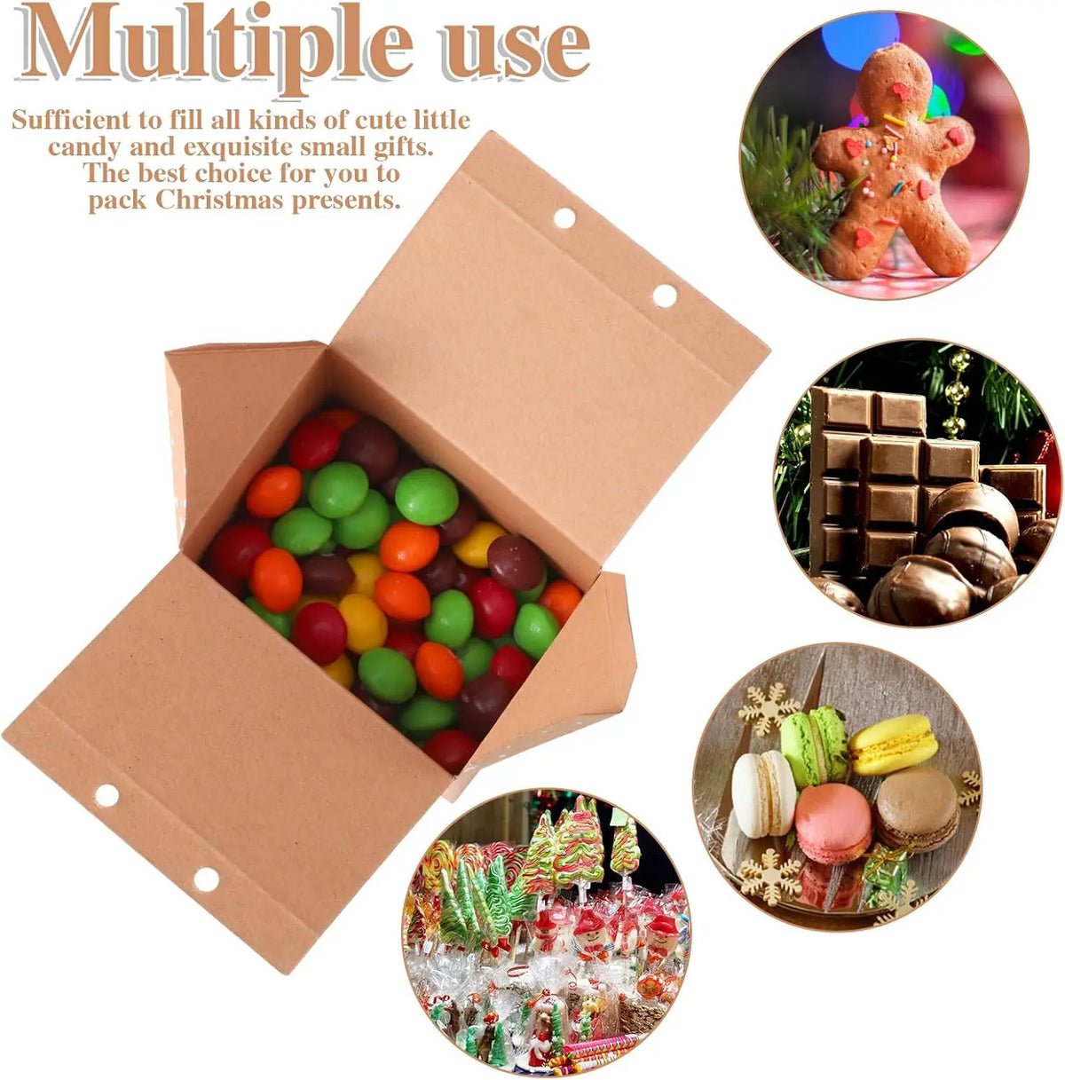 Christmas House Gift & Candy Boxes – Holiday Party Favor Set Holiday Gift Boxes PLUSH