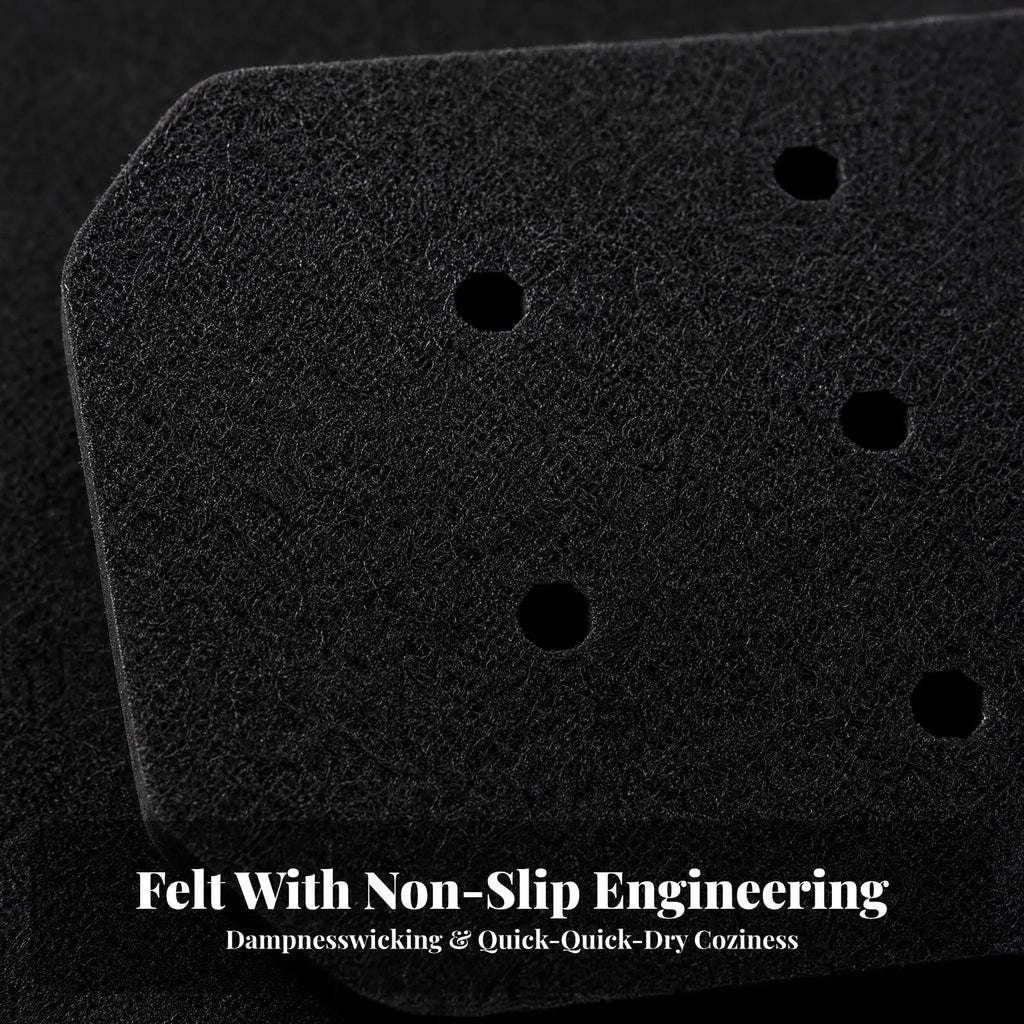 Felt Western Horse Saddle Pad – Black, Breathable Low Profile Horse Saddle Pad PLUSH Default Title