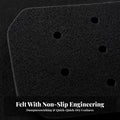 Felt Western Horse Saddle Pad – Black, Breathable Low Profile Horse Saddle Pad PLUSH Default Title