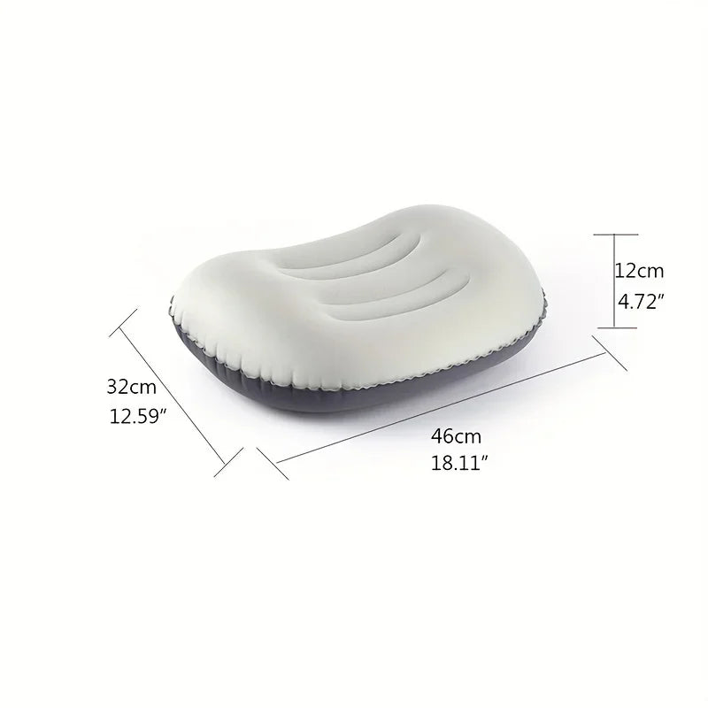 Ultralight Inflatable Camping Pillow – Neck & Lumbar Support Inflatable Camping Pillow PLUSH