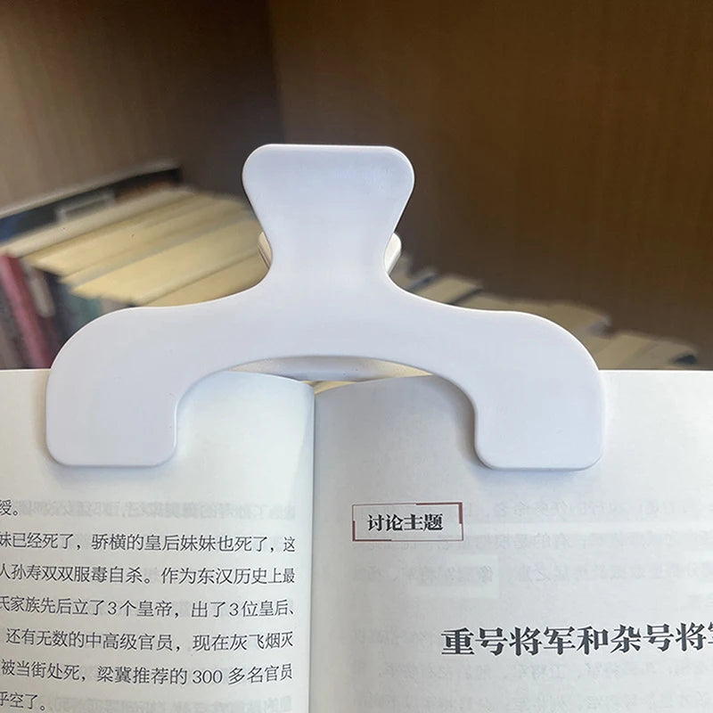 Frosted Transparent Book Page Clip – Kawaii Desk Note Holder Book Page Clip PLUSH A2