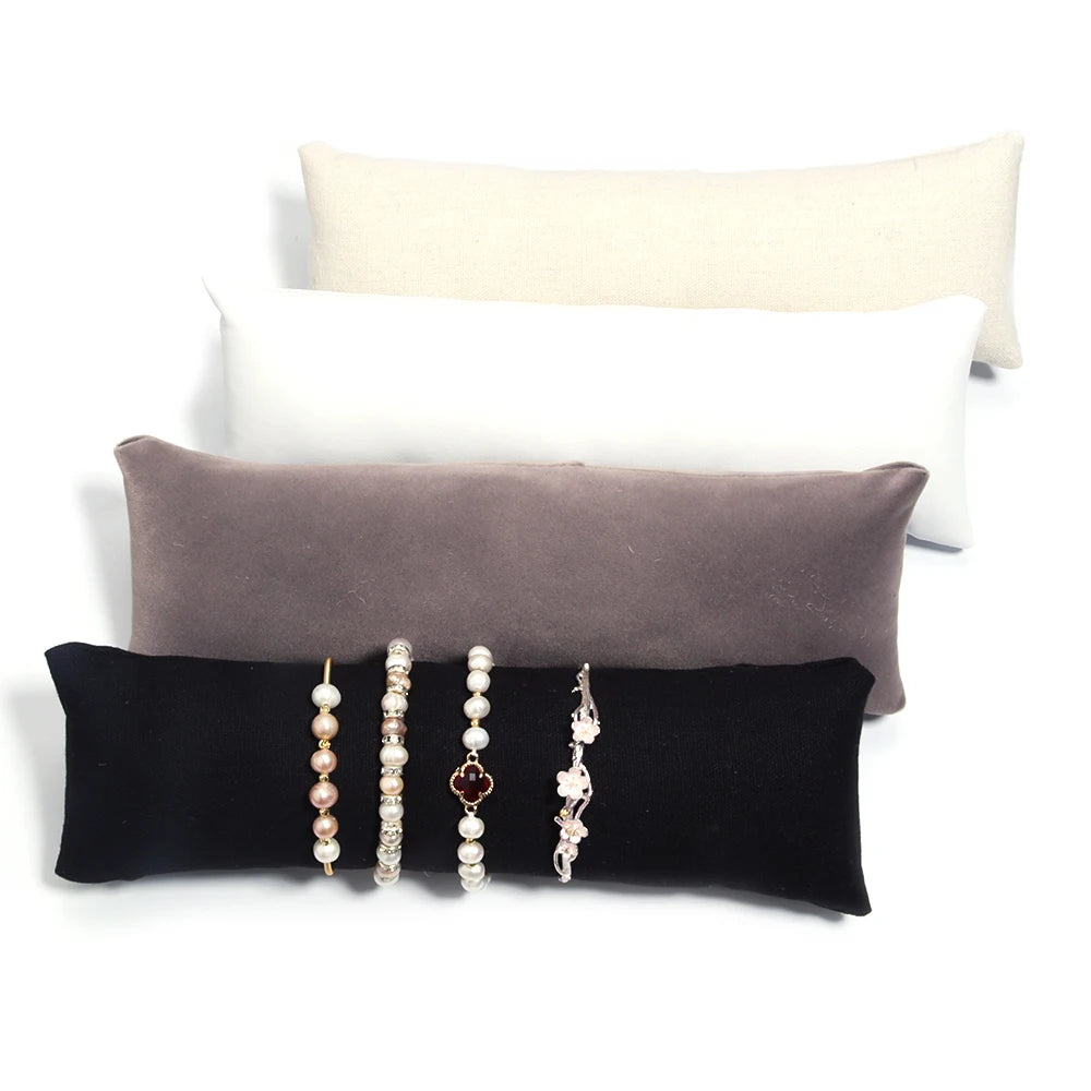 Velvet Jewelry Display Pillow – Bracelet & Bangle Cushion Stand Jewelry Display Stand PLUSH
