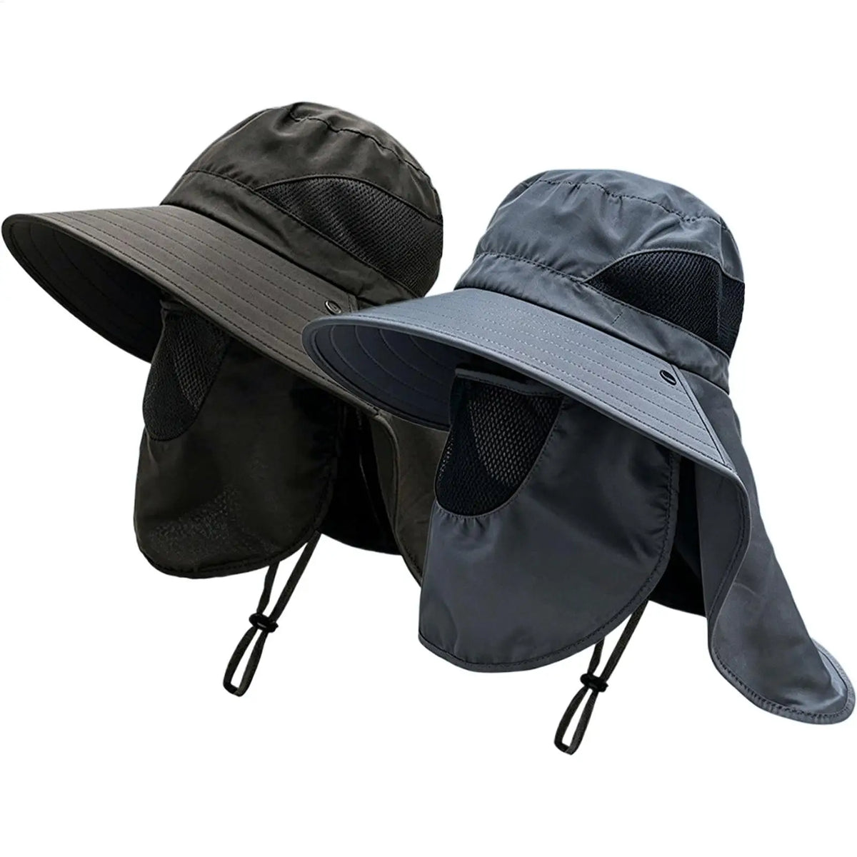 UPF 50+ Fishing Hat with Neck Flap – Wide Brim Sun Hat Wide Brim Sun Hat PLUSH