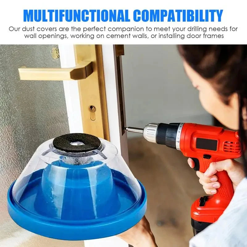 Electric Drill Dust Cover – Dustproof Drilling Debris Catcher Drill Dust Cover PLUSH