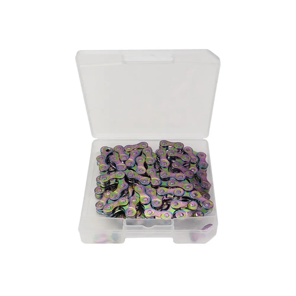 Rainbow 6/7/8 Speed Bike Chain 116 Links – Rust-Proof Bicycle Chain PLUSH