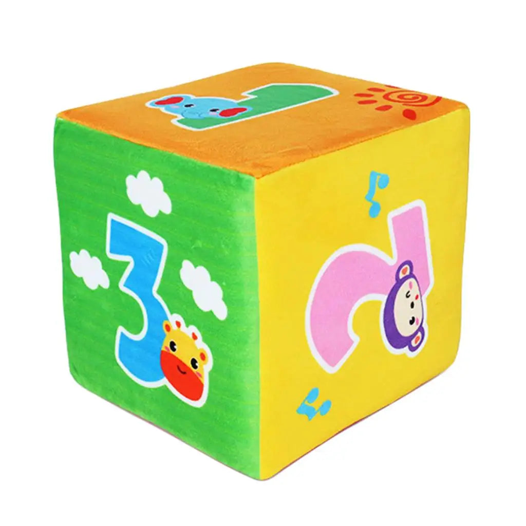 15cm Large Soft Foam Dice – Math Teaching Cube for Kids Educational Foam Dice PLUSH Animal Number