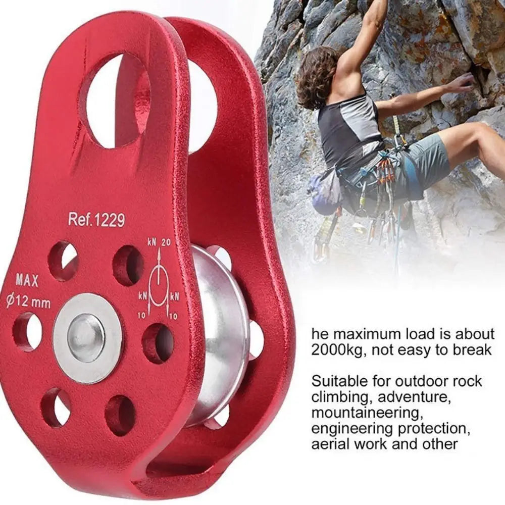 Heavy Duty Double Wheel Swivel Lifting Pulley – Aluminium Alloy Swivel Lifting Pulley PLUSH