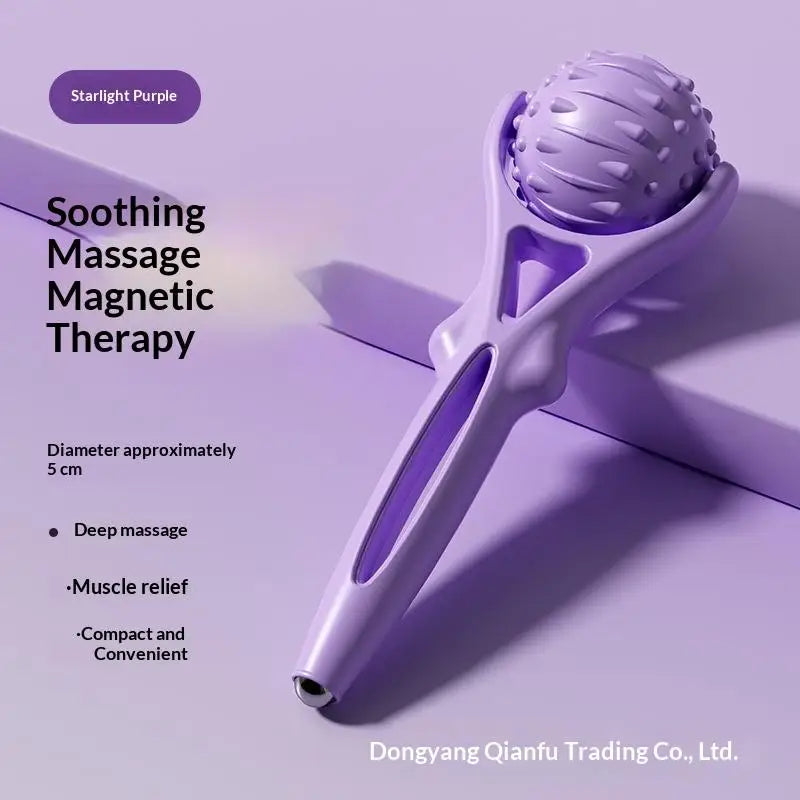 Portable Handheld Roller Massager – Arm, Leg & Body Tool Roller Massager PLUSH 1 Purple