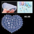 Ocean Silicone Nail Mold – 3D Starfish Shell Sea Life Art Nail Art Mold PLUSH MD-180