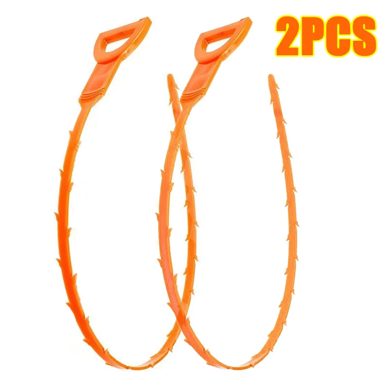 Drain Hair Catcher & Sewer Dredging Tool – 2/5/10pcs Drain Dredging Tool PLUSH 2PCS
